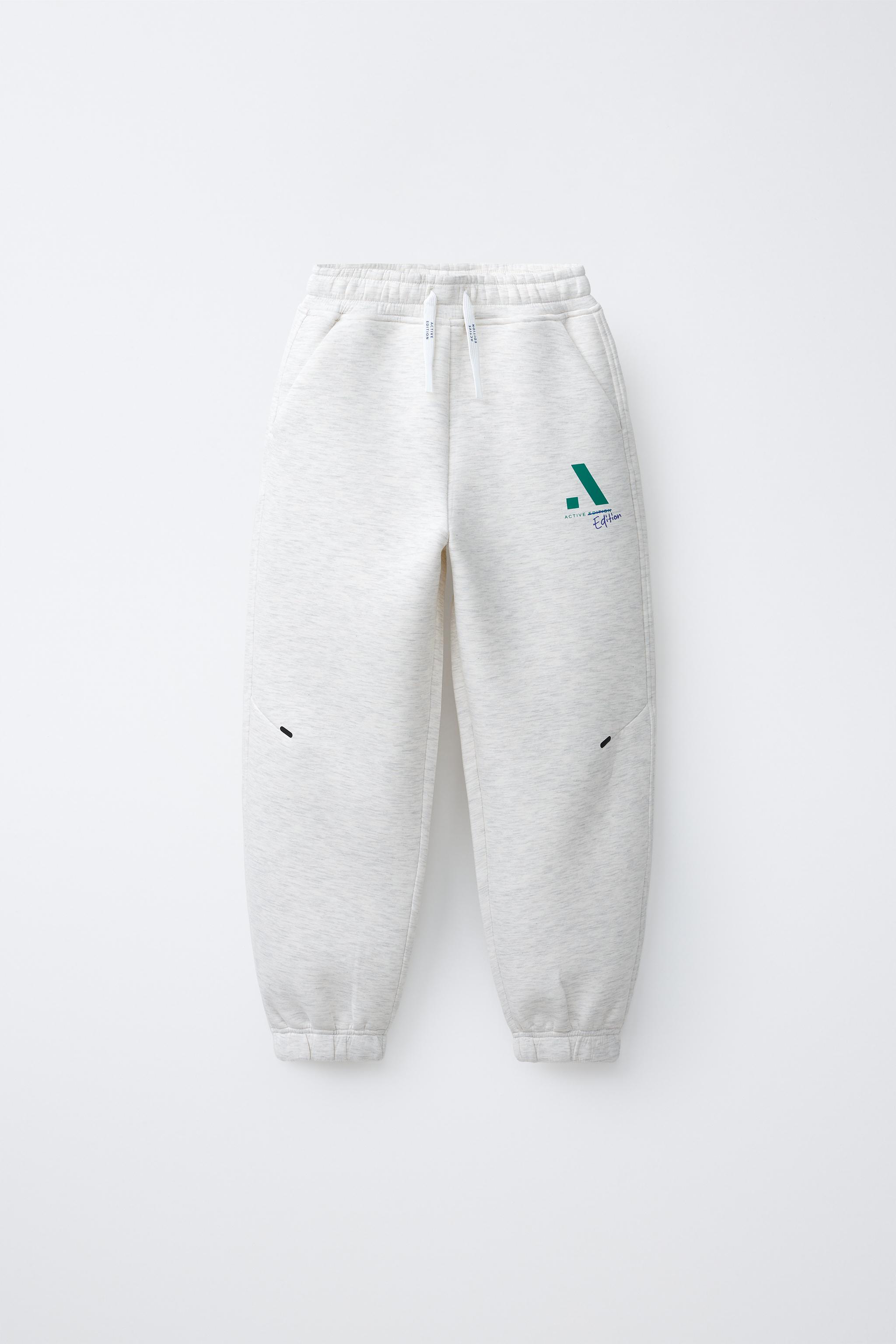 NEOPRENE SPORTY LOGO PANTS